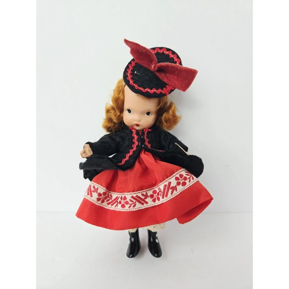 Vintage Nancy Ann Storybook Doll moveable legs 123 One Two